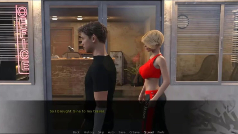 Visual Novels: BangCity část 29 - milf pomoc masturbovat se zlomenou rukou