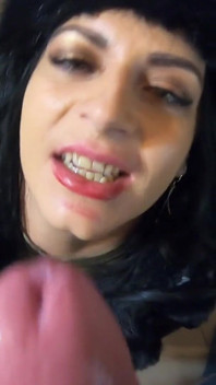 Deep Blow-job While Wearing Fur Coat and Shiny Boots 204