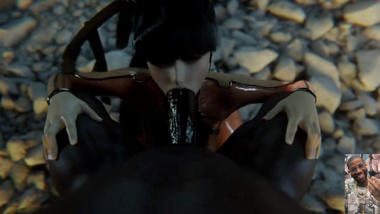 Good news media: Eve Deepthroating Kote hitam besar, Chun-li deepthroating zakar keras semasa...