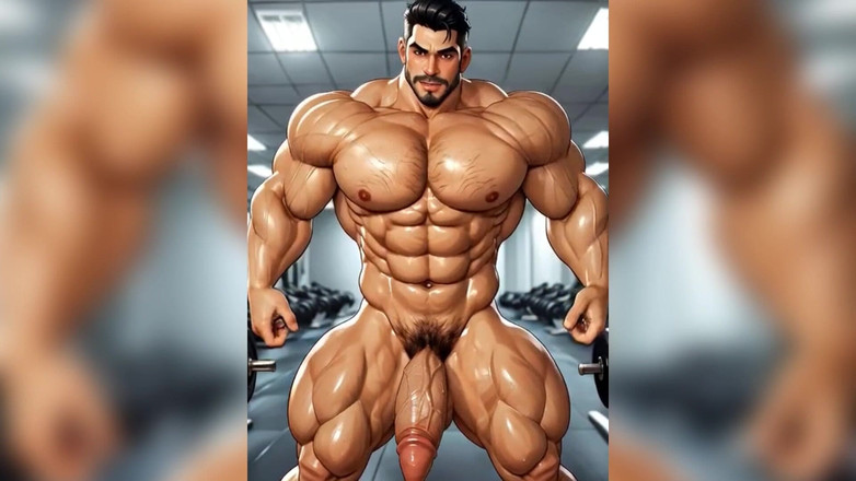 Gayming: Muscles du pénis se glisse profondément dans l’homme, un homme...