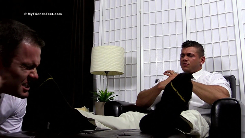 My friends feet: Joshua Foot Dominates His Boss