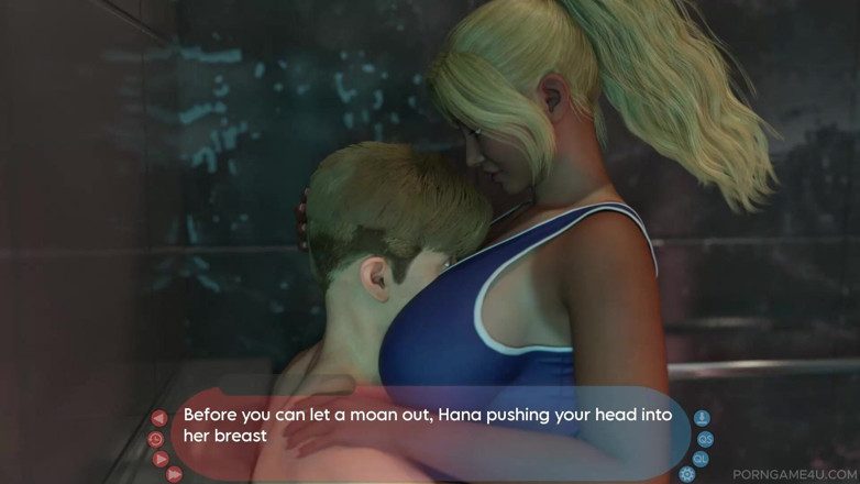 Porn game 4 u: 내 자지를 빨고 따먹히는 거유의 금발 밀프