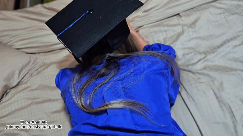 Nastystuf Girl: Tongue in Every Hole, Dick in Her Big College Grad...