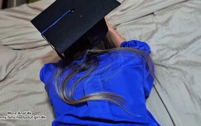 Nastystuf Girl: Tongue in Every Hole, Dick in Her Big College Grad...