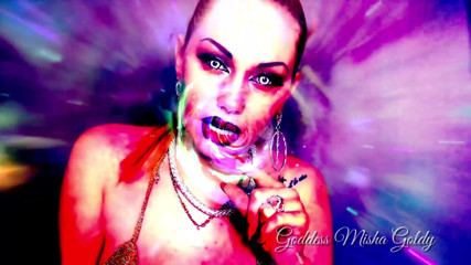 Goddess Misha Goldy: Asmr demoníaco! ¡Mente fóllate para que no puedas correrte sin mí...