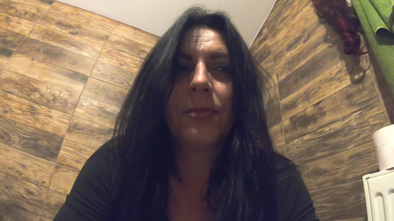 MilfyCalla: Smoking Leather Dance. Ripped Jumpsuit Pussy Tease, Toilet Pee and...