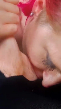Big Tits MILF Sloppy Blowjob & Facial