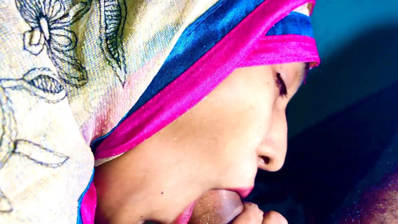 Immfuck: Indian Muslim Hijab, Colorful Deepthroat Desi Face Fuck
