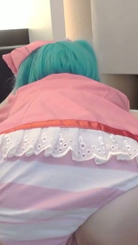 Die cosplayer keert geremasterd terug! Solo spelen en stomende seks in haar Koiiro-ziekenhuiskostuum 1ste