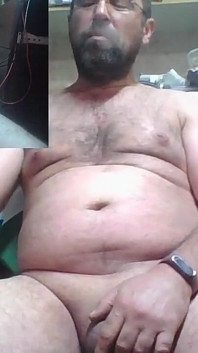 Master Stepdaddy Cums with His Face Open and Moaning