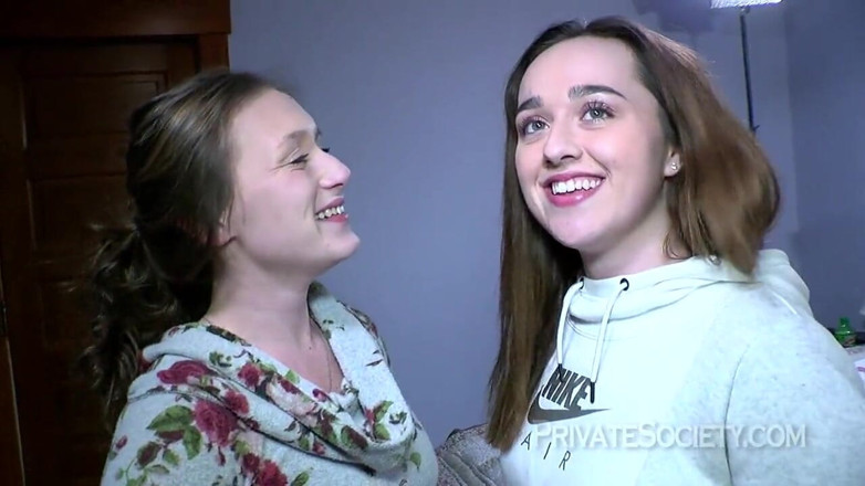 Private Society: Lesbian college roommates fuck