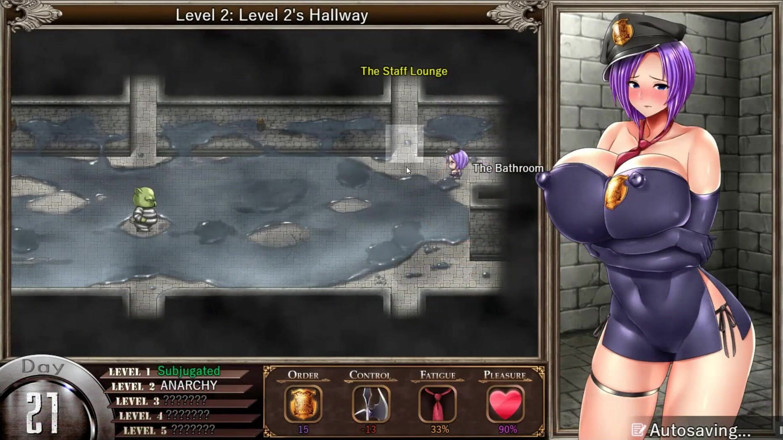 Cumming Gaming: Karryn's prison silent walkthough [PornPlay Hentai game] Ep.10 monster slime dick...