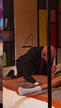 Caught Masturbating by the Hotel Staff