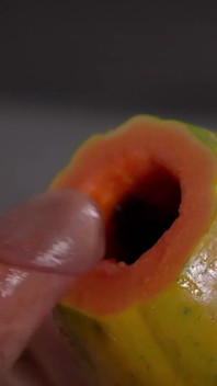 Asian Twink Breeds a Juicy Papaya - Homemade Fleshlight Fuck