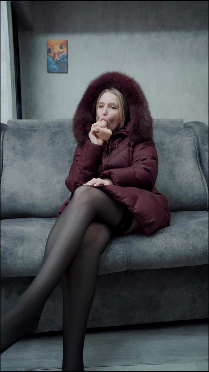 Stacy Starando: I Cum in My Beautiful Fur Coat