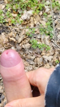 Outdoor Piss, Wank and Cum