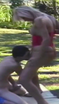 Blonde Skinny Tranny Outdoor From Tinder Date Anal Fucked