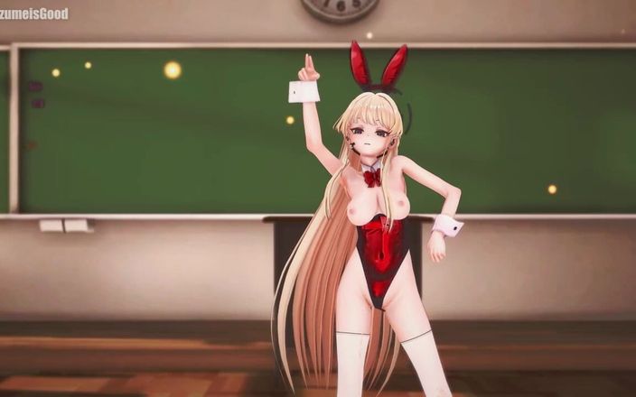 Smixix: Asuma Toki bunny style sex &amp;amp;dans blå arkiv hentai röda kläder...