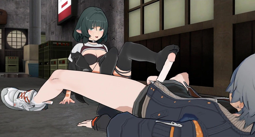 Tomu aisuman: [zzz] Jane Doe Teases Wise in Alley: Footjob, Blowjob &amp; Wall...