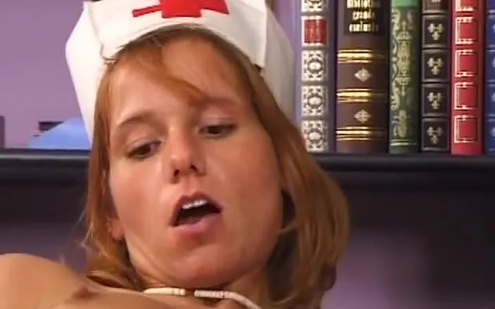 Deutsche Camgirls: Superb Blonde German Nurse Rides a Doctor's Big Dick