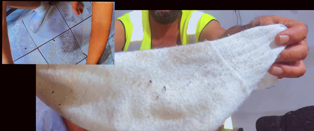 Stink HairyMale: Worker, Boxer, White Socks a pohled