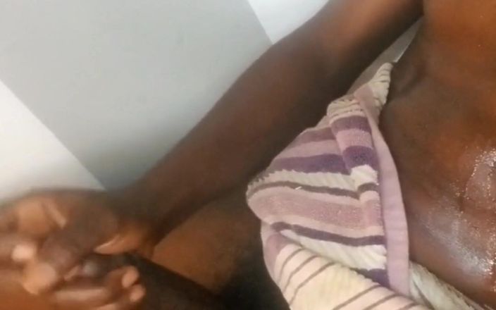 BBC Nata4sex: Side View Wanking My Big Black Cock Cumming Hard Dirtytalk