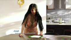 Porny Games: Pase gratis (por elección) - esposa cachonda se cuida en el piso...