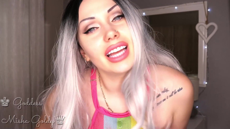 Goddess Misha Goldy: Hipmeryzująca ASMR! Jesteś niczym innym jak pompą węszczącą ćpuna! Pogłębiaj swoje...
