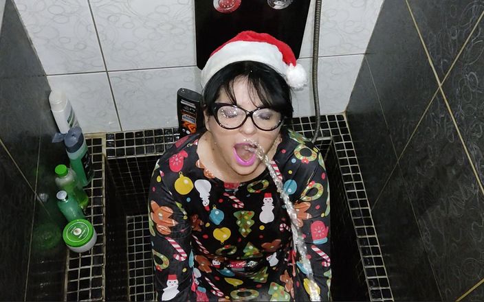 Toilet Mommy: Kencing di mulut pacarku yang nakal