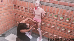 Fucked fetish: Bts 绝望的避孕套呼吸玩完整束缚袋高潮