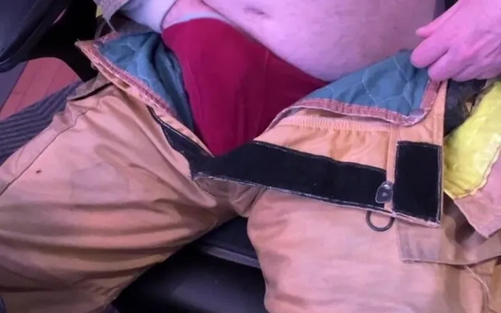 charli: Cum on Fireman Turnout Pants