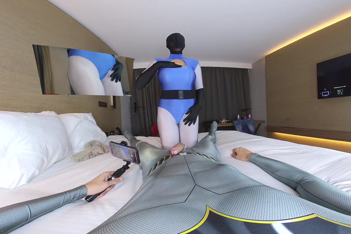 Nylon Xtreme VR: 180 VR Nora Fox Cocoon Înveliș sex în ciorapi