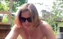 Rachel Wrigglers: Fai da te in topless nel mio giardino molto esposto!
