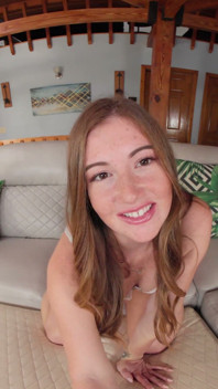 Sexy Wife Kimmie Haze Gives JOI Before Work