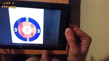 Like a sprayer: Cum on target