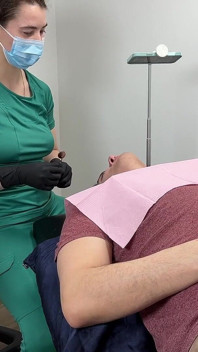 Nurse Bunny Checks Dr. Canada's Teeth Multi Angle