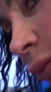 Big titted brunette gets banged in the bathroom