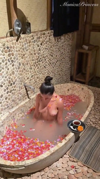 Shooting in the Bath Naked in a Spa - Behind the Scenes