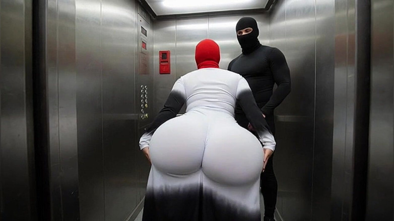 Animate golden: Büyük götlü komşu asansörde benim için twerk yapıyor