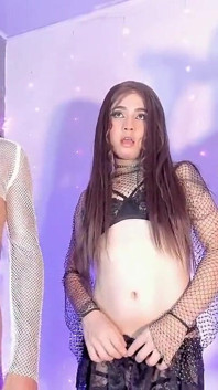 Gangbang Trans Colombian Party with Lots of Cocks