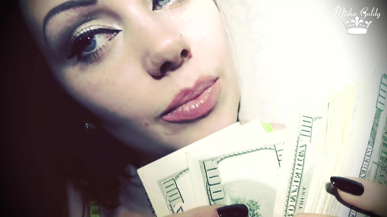 Goddess Misha Goldy: Soldi e le mie labbra la coppia perfetta! ASMR