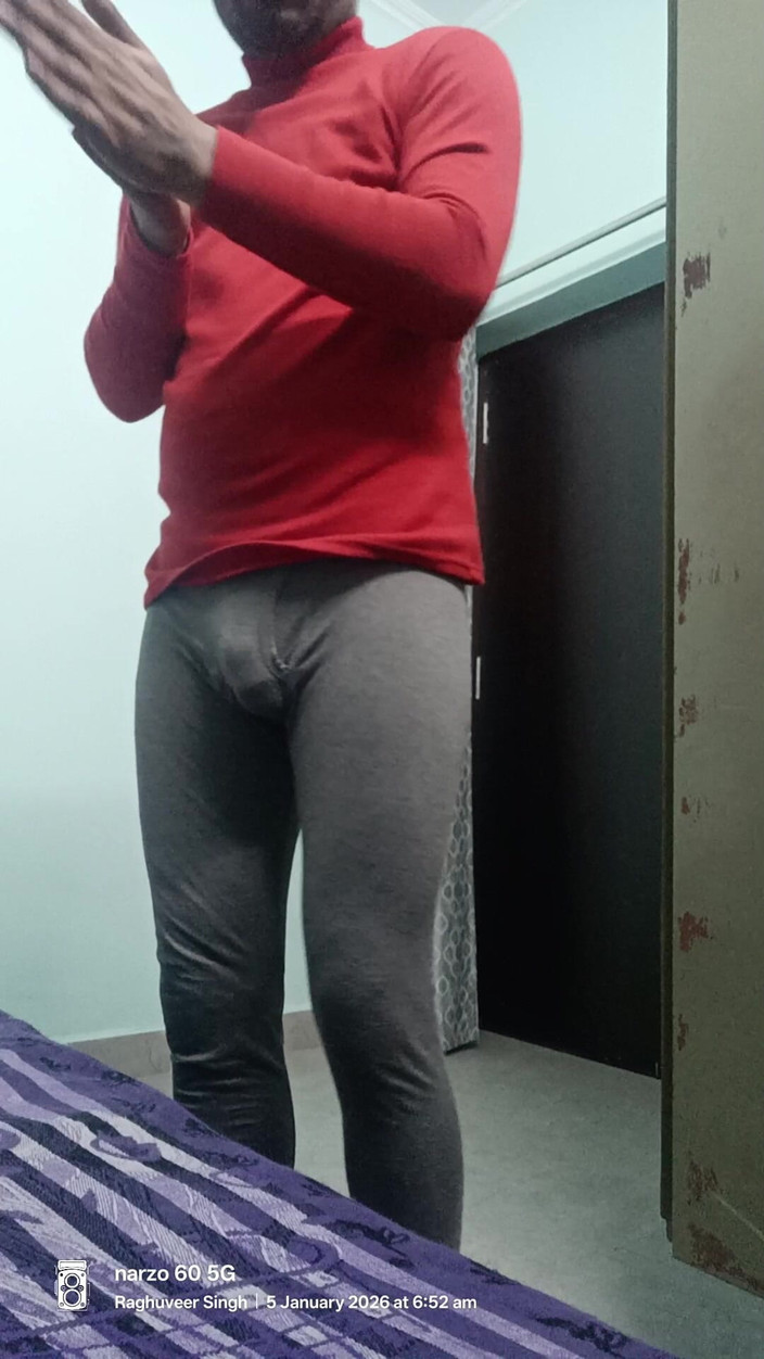 Rajasthani-old-lover: Hintli desi adam duş ve açık havada park ile üvey babası...