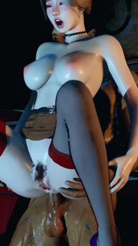3D Big Boobs Slut Cheating with Big Dick Got Her Asshole Fucked so Hard
