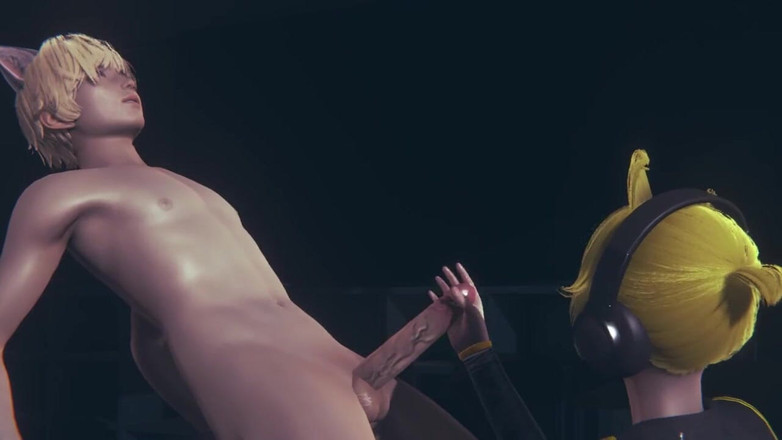 Yaoitube: Vocaloid Yaoi Femboy - Len Honění ve třídě