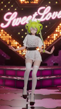 Hatsune Miku Shake It Song Dezbrăcare Dans Hentai Mmd 3D Blonde Hair Color Edit Smixix