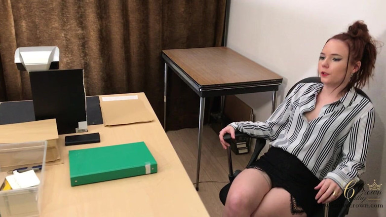 Cathy Crown Production: Jestem szefem małej firmy i chcę ją przyjąć w tyłek