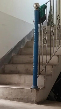 Komşudan ayrılmaya geldi