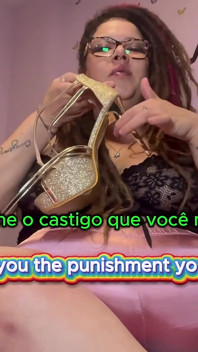 Ponížení nohou od brazilské bbw bohyně