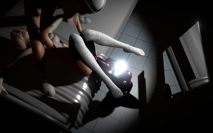 Wraith ward: वह अपने दोस्त को औद्योगिक सेक्स रोबोट द्वारा बर्बाद करने में मदद करती है