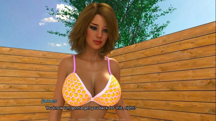 Dirty GamesXxX: Törstig för mina gäster: sexig röv vid poolen avsnitt 1